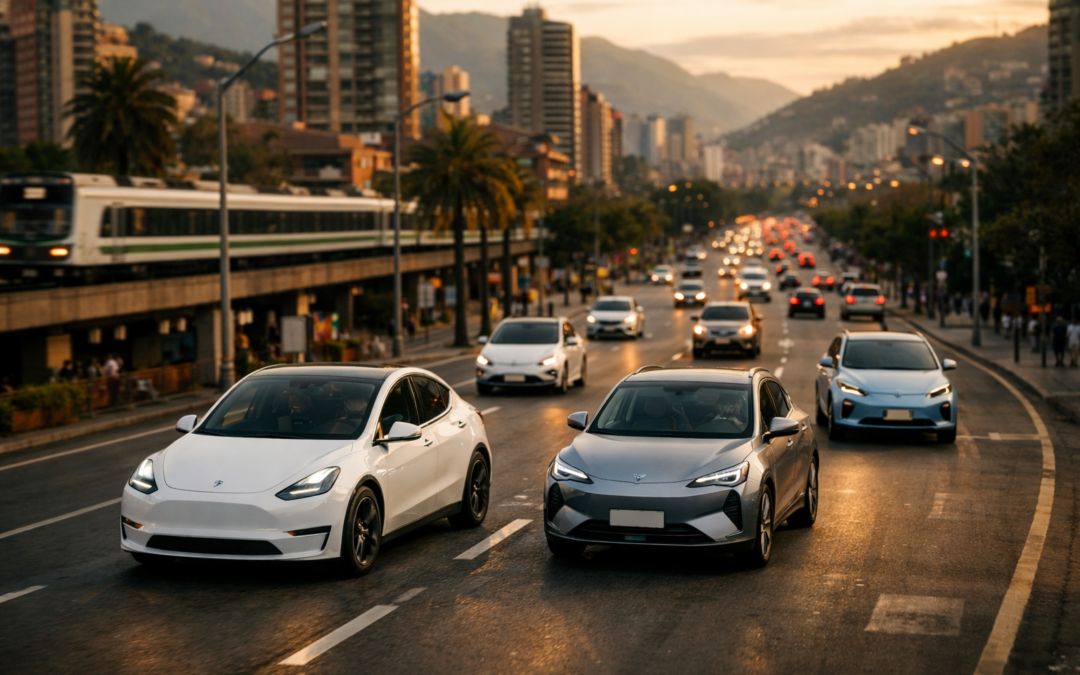 El mercado automotor en Colombia rompe récords y los eléctricos llegan con todo